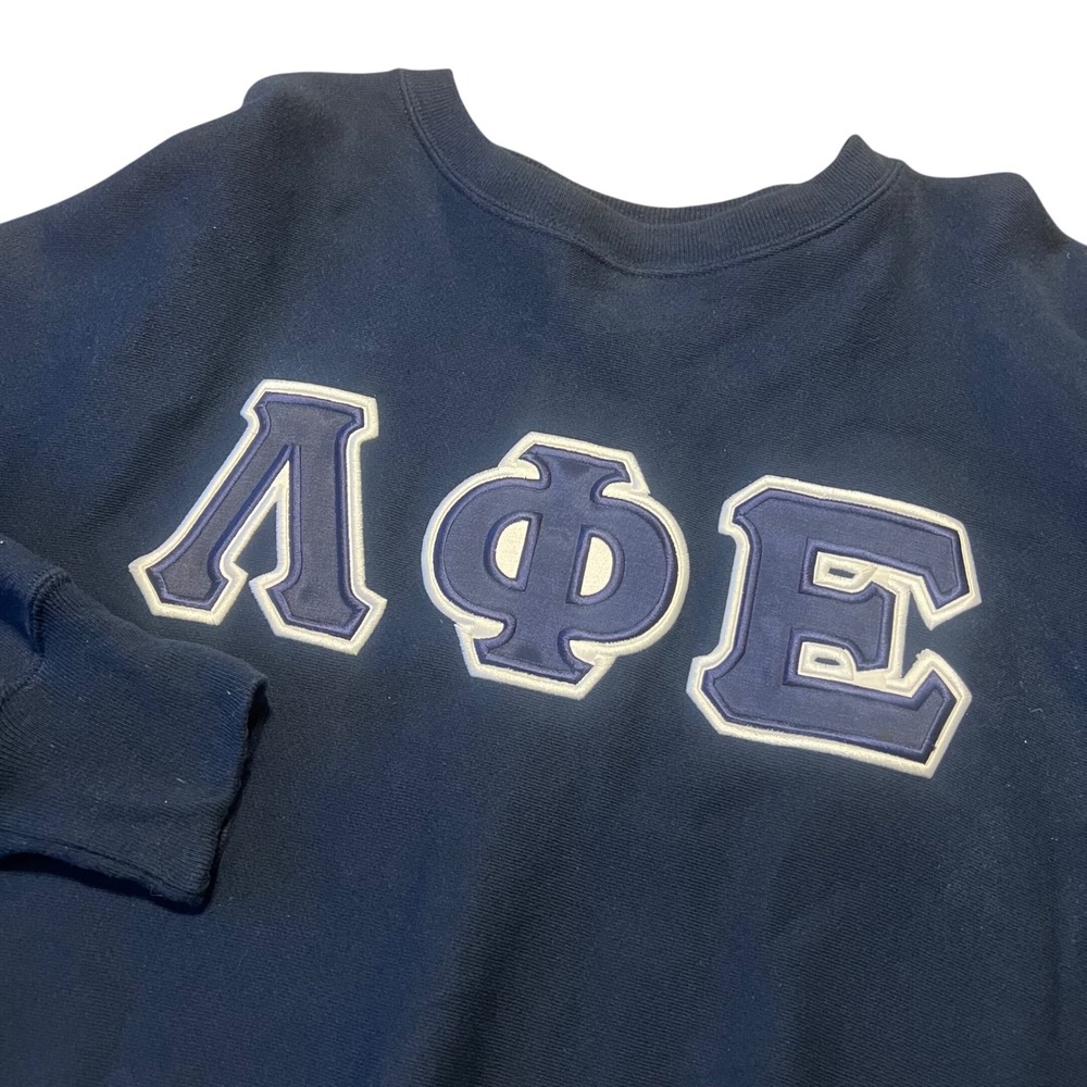 Champion Reverse Weave Sweatshirt XL Lambda Phi Epsilon Fraternity Vintage